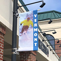 polyester dye sublimated banner