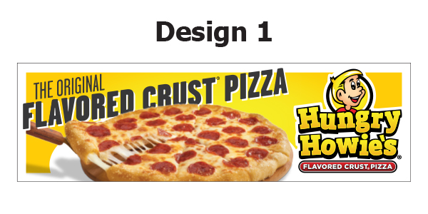 Hungry Howie's 10ft x 3ft Vinyl Banner