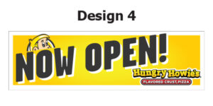 Hungry Howie's 10ft x 3ft Vinyl Banner