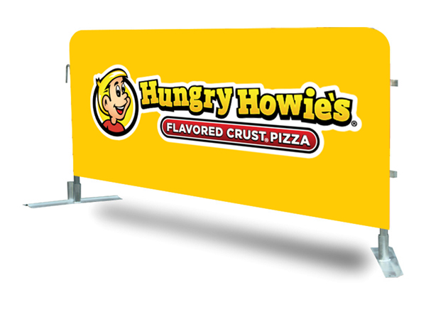 Hungry Howie's 96" x 34" Crowd Barrier Cover