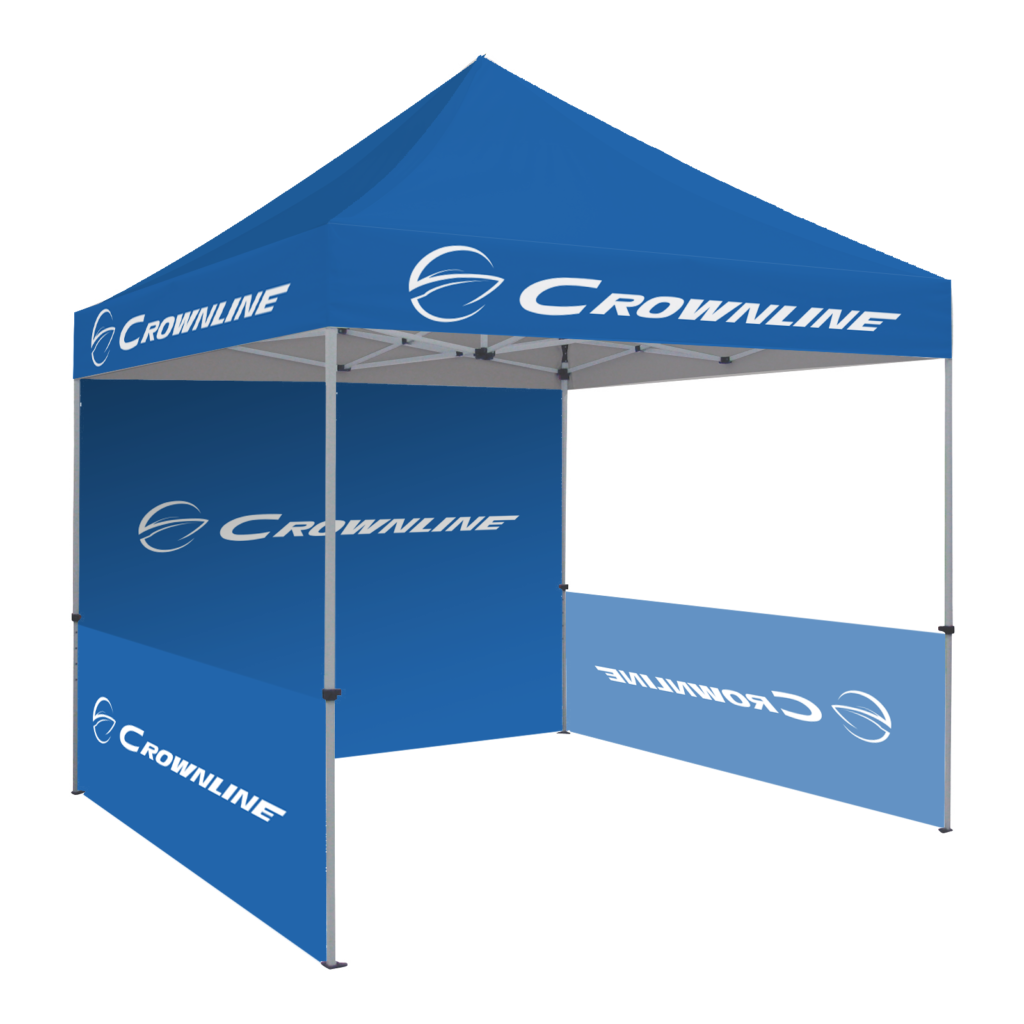 Pop Up Tent Kit - Canopy, Backwall, Halfwalls & Frame